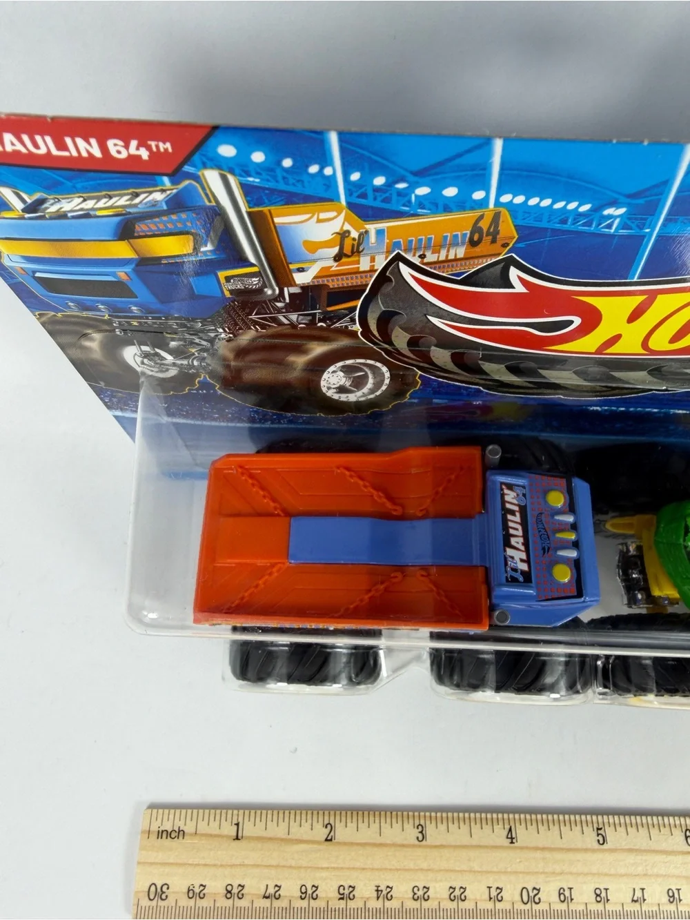 Hot Wheels Demolition Doubles Monster Trucks Lil’ Haulin 64 & Totaled